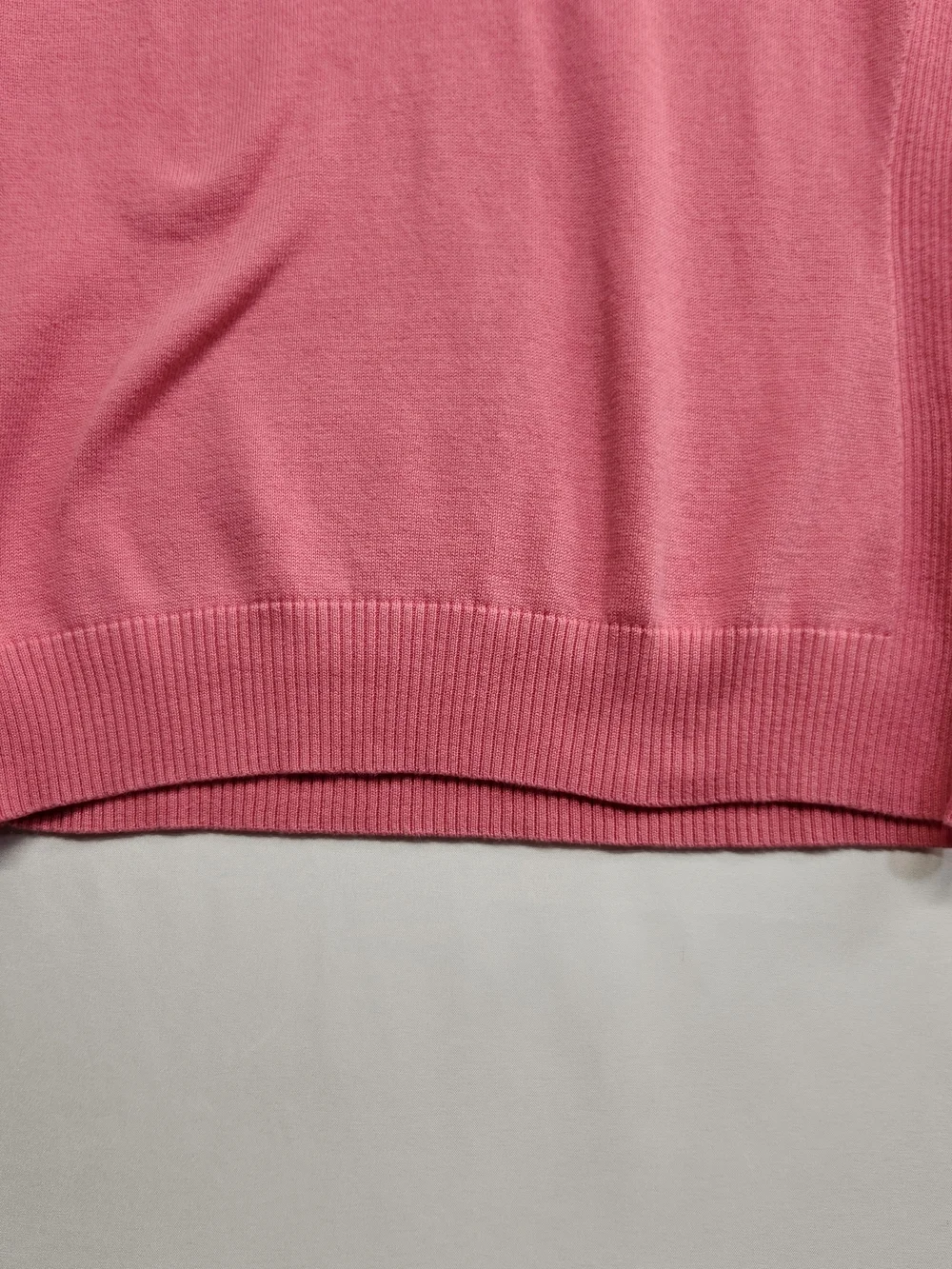 ⭐️Foxcroft Pink 100% Supima Cotton Quarter Zip Sweater Pullover Classic Knit Med